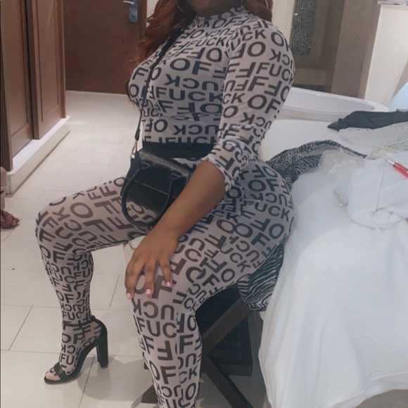 ?uck you mesh two piece - Picture 1 of 1